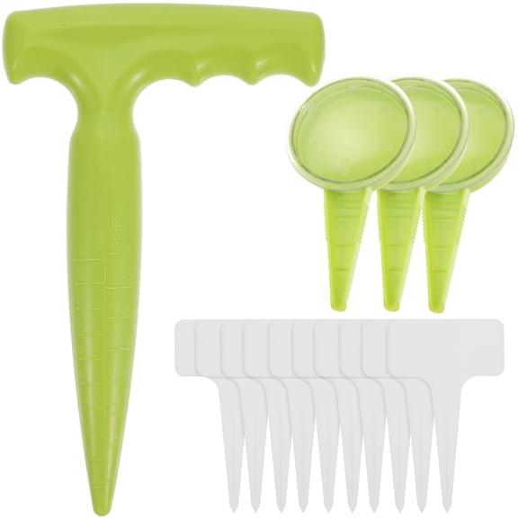 ETHZZLE 1Set Adjustable Sowing Spreader Tool Plastic Garden Planter for Home Use