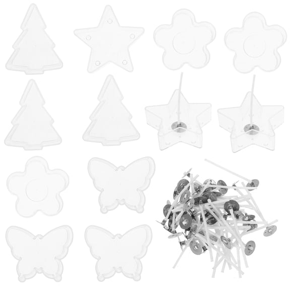 ETHZZLE 1Set Decorative Refillable Candle Jar Container Suitable for Soy Paraffin Wax