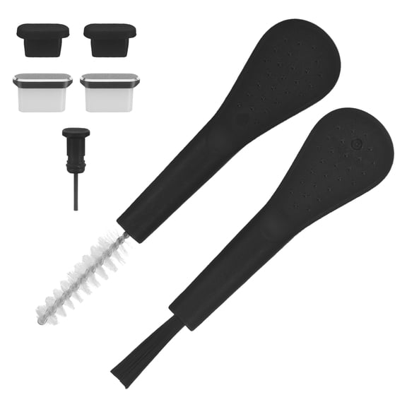 ETHZZLE USB C Dust Plug Kit, Metal and Silicone, Deep Cleaning, Anti-Static, Portable, 1Set