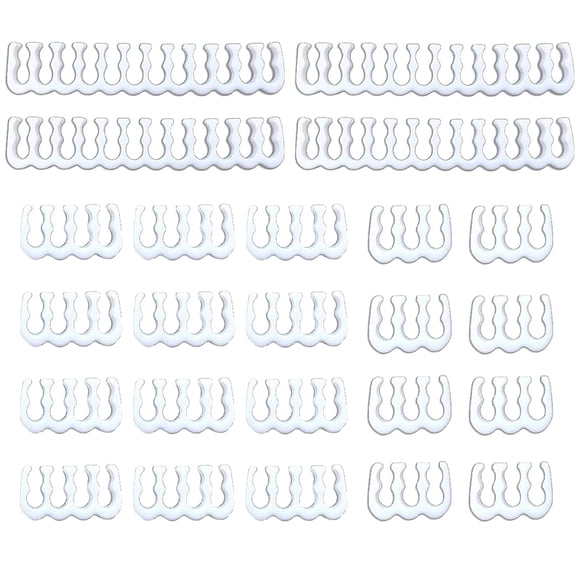 ETHZZLE 1Set Cable Manager Comb for Power Supply Cable White Sturdy Wire Management