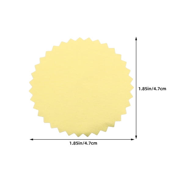 ETHZZLE Assorted Color Award Stickers with Clear Embossing for Certificates and Diplomas