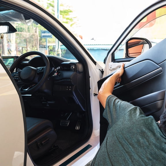 ETHZZLE 2 Rolls Window Weather Sealing for Windows Black Automotive Use