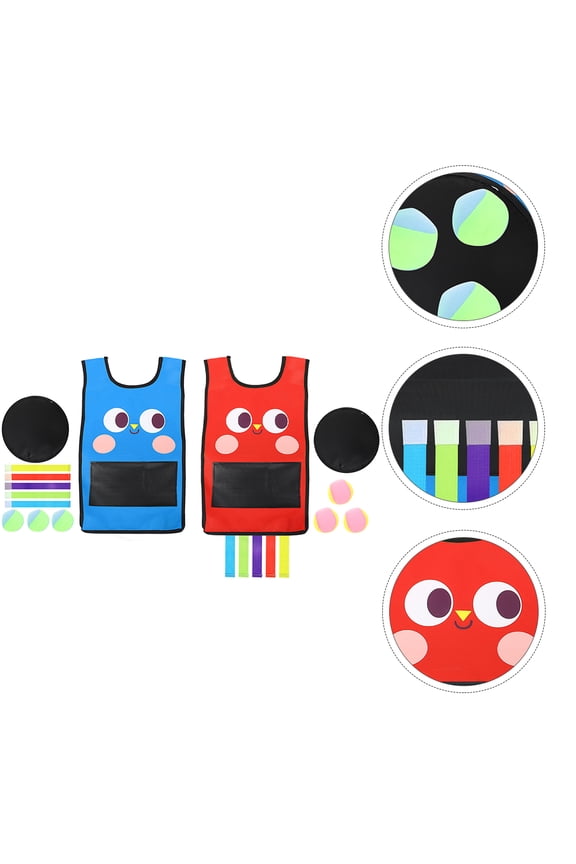 2Sets Game Vest for Outdoor Assorted Colors Safe Skin Friendly Material