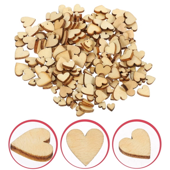 ETHZZLE 200Pcs DIY Log Slices with Bark Smooth Both Sides Ready for Painting and Decoration