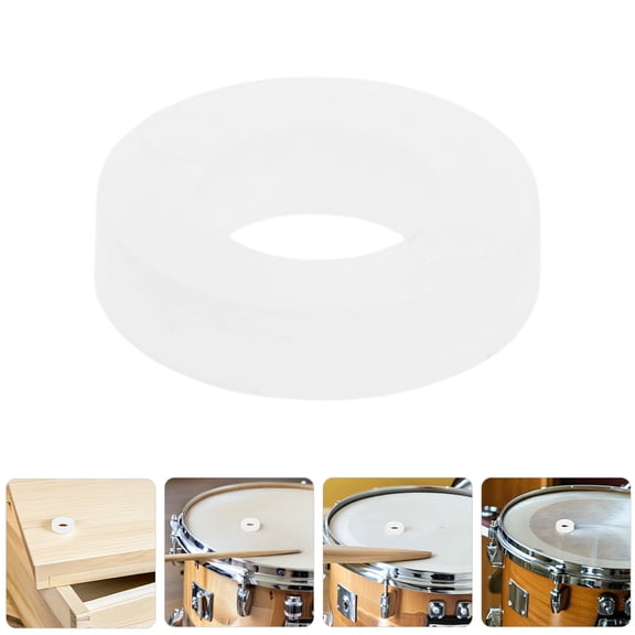 ETHZZLE Drum Set Supplies White Plastic 200Pcs