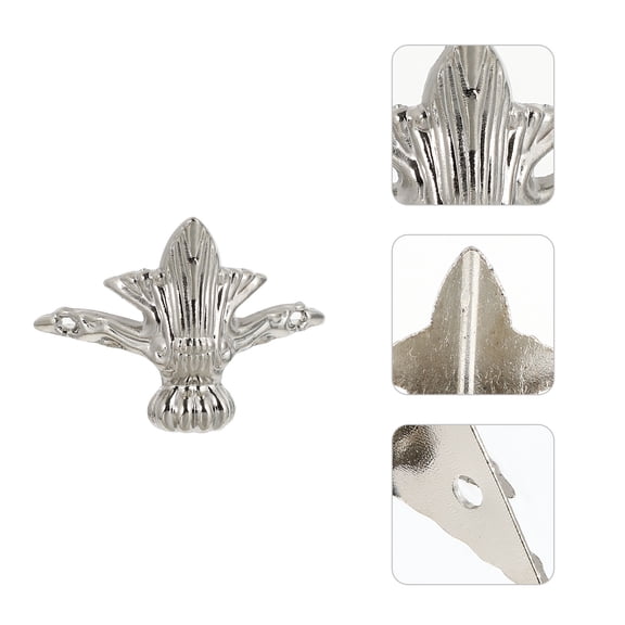 ETHZZLE Antique Wood Box Legs in Zinc Alloy for Elegant Home Decor 20Pcs