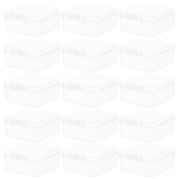 ETHZZLE Transparent PP re Storage Box for Eggs, Crafts, and Jewelry - 20Pcs