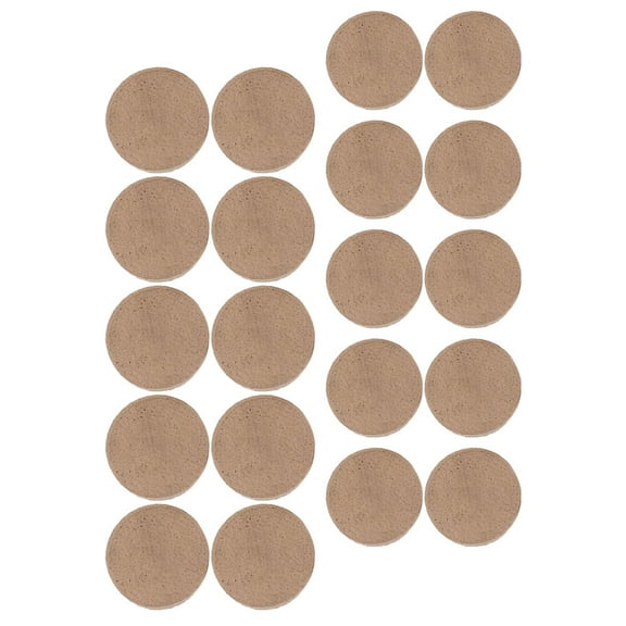 ETHZZLE 20pcs Billiard Cue Tip Head Brown for Family and Friends Gathering