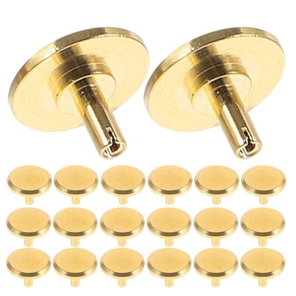 ETHZZLE 20pcs Copper Clock Second Caps: Replacement Wall Quartz Clocks Parts - Diy Repair Second Pointer Cap Kit For Home Crafts