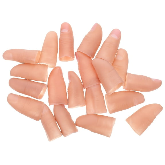 ETHZZLE 20pcs Assorted Color Fake Thumbs for Evening Parties, Events, and Tricks