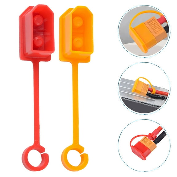 ETHZZLE 20Pcs Plastic Plug Protectors Caps for Outdoor Use Assorted Color