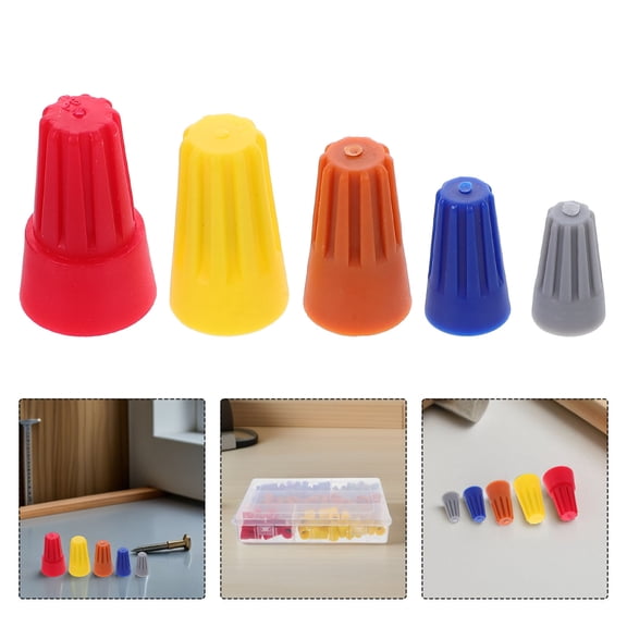 ETHZZLE 220Pcs Electrical Quick Connectors Assorted Color Durable Wire Caps for Cable and Wire Connection
