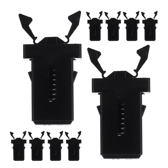 ETHZZLE 24Pcs Push Button Trash Can Lid Locks Black Replacement Clips with Sleek Modern Design