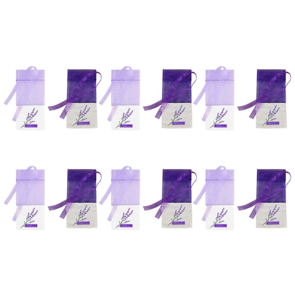 ETHZZLE Lavender Sachet Bags Cotton Lilac 24Pcs