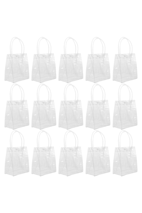 Clear Party Bags Tote Bag Transparent 24-Pcs