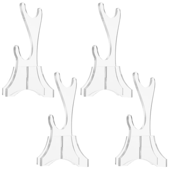 ETHZZLE 2 Pairs Clear Acrylic Stand, Desktop Display Holder and Storage Rack Organizer for Collectible Wands, Home Decor