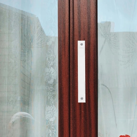 ETHZZLE Practical Grab Handle 2Pcs Aluminium Alloy for Gate and Shed Door White