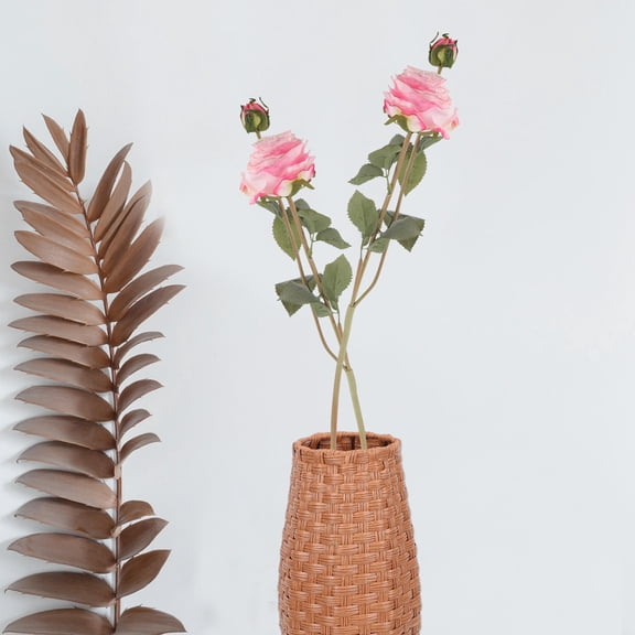 ETHZZLE 2-Pack Artificial Wedding Flowers for Table Centerpieces, Romantic Green Decorative Floral Arrangement