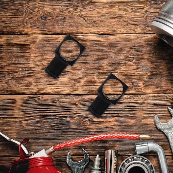 ETHZZLE 2Pcs Barn Door Decorative Accessories Sliding Floor Track with Adjustable Stopper for Furniture Use