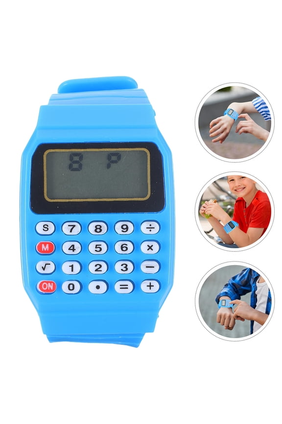 Set of 2 Calculator Wrist Watches with , Sturdy Design for Comfortable and Easy Wear