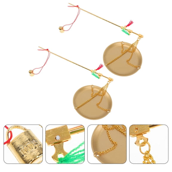 ETHZZLE Convenient Wear-Resistant Copper Scales for Tea Leaves and Dried Fruits 2Pcs