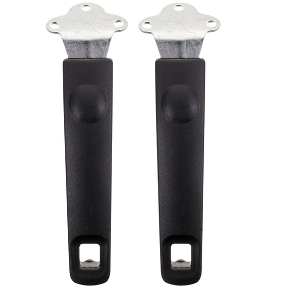 ETHZZLE 2Pcs Sturdy Black Bakelite Pan Handle Replacement for Household Cookware Easy to Install