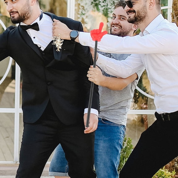 ETHZZLE 2Pcs Classroom Hand Pointers Multicolor Finger Sticks for Teaching and Party Game Props