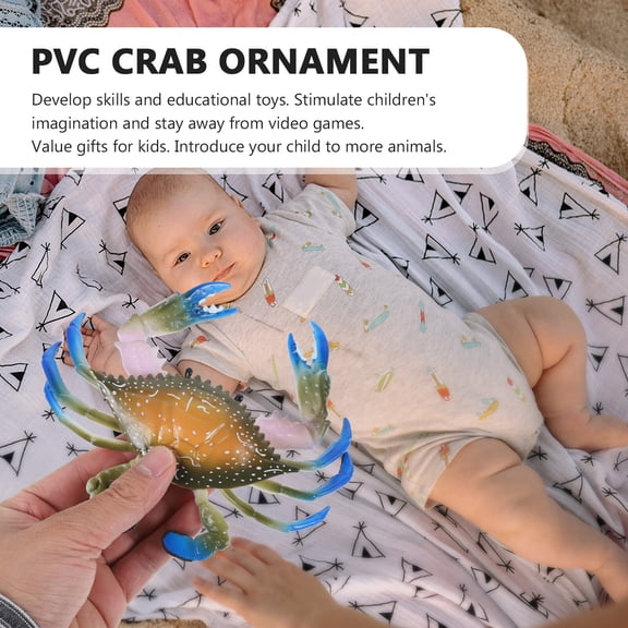 ETHZZLE 2Pcs Garden Crab Landscaping Decorations Garden Ocean Animal Ornaments