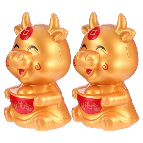 ETHZZLE 2-Pack Bank Compact Animal Saving Container for Kids and Adults