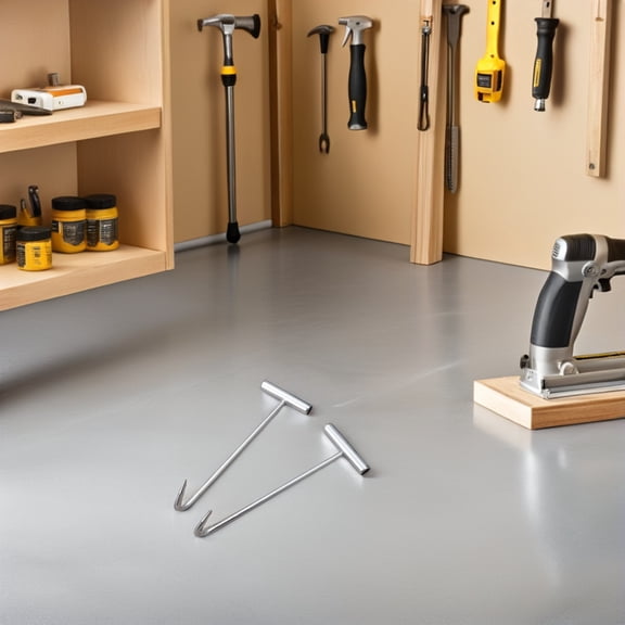 ETHZZLE Stainless Steel Manhole Cover Hook T-Shaped Heavy Duty Outdoor Tool 2Pcs