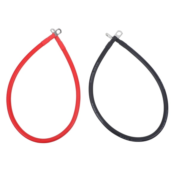 ETHZZLE 2Pcs Assorted Color Copper Battery Quick Connect Cables for Car Inverter Power