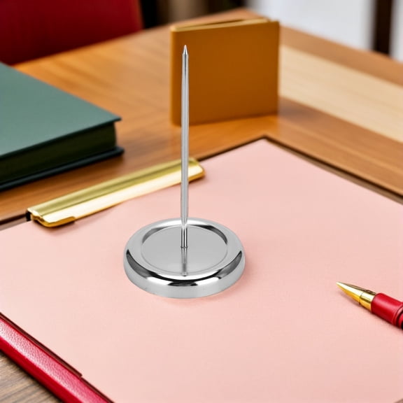 ETHZZLE 2Pcs Stable Round Base Receipt Spike for Restaurant Orders and Kitchen Use