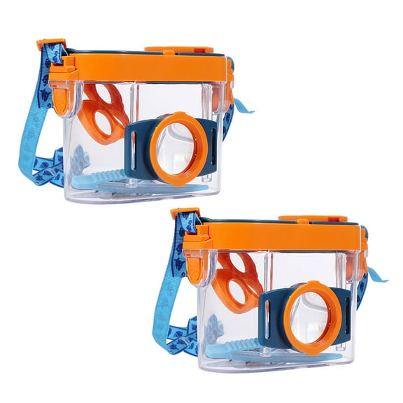 ETHZZLE Insect Magnifier Box ABS 2Pcs for Nature Exploration