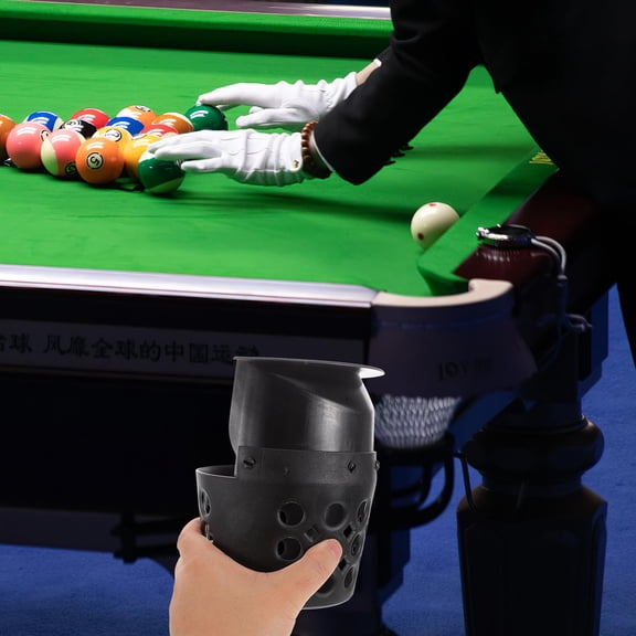 ETHZZLE bumper pool table Black Plastic 2Pcs