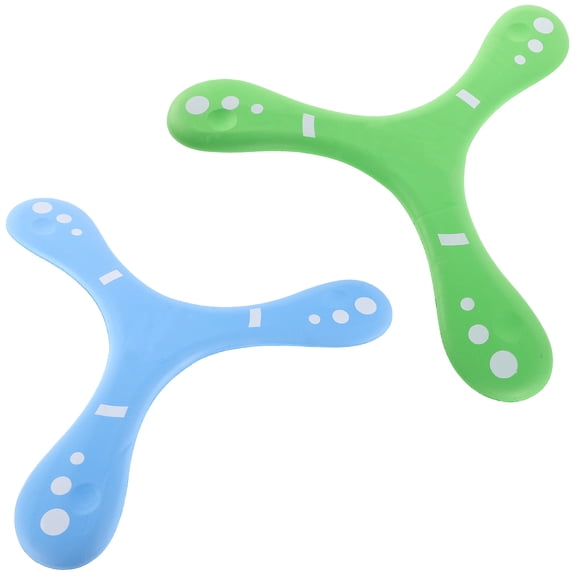 ETHZZLE 2Pcs Lightweight Assorted Color Boomerangs for Outdoor Sports and Family Bonding