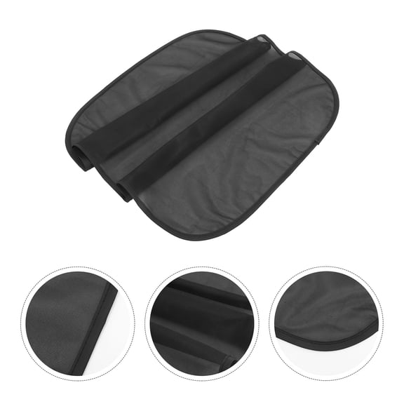 ETHZZLE 2Pcs Black Rear Side Window Sun Shade for Car Efficient Sunlight Blocker