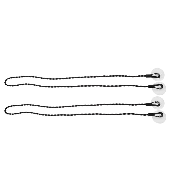 ETHZZLE 2Pcs Black Retractable Clothesline Portable Clothes Drying Strap for Camping Outdoor Home Use
