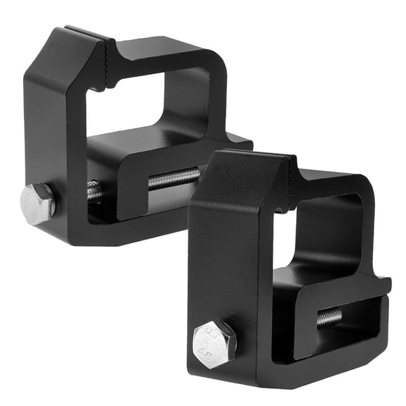 ETHZZLE 2Pcs Robust Locking Mechanism Clamps for Truck Bed Covers and Camper Shells Black