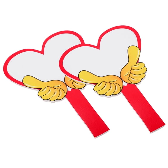 ETHZZLE Rosy Simple Scoreboard Easy to Use Blank DIY Paddles for Games 2Pcs