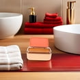 thumbnail image 1 of ETHZZLE 2Pcs Self Draining Double Layer Soap Holder with Cover Assorted Colors for Home, 1 of 6
