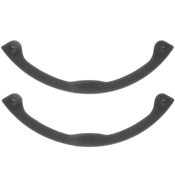 ETHZZLE 2Pcs Snowboard Edge Protector Bumper Black Enhanced Collision Impact Guard