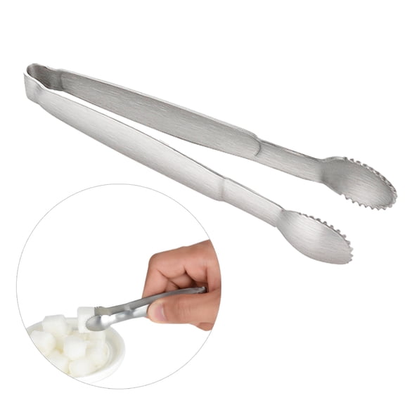 ETHZZLE Set of 2 Stainless Steel Candy Tongs - Small Cooking Tongs Perfect for Garden Parties