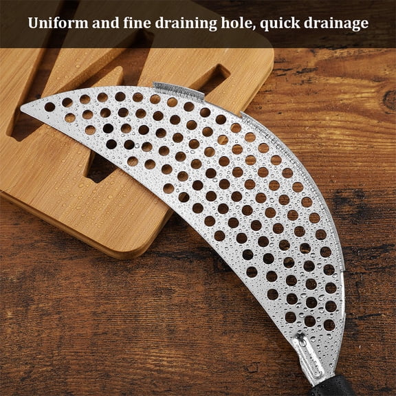 ETHZZLE 2Pcs Stainless Steel Kitchen Pulley Pot Strainers with Even Mesh Holes for Fast Draining