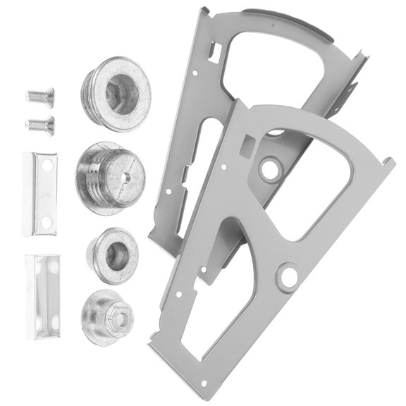 ETHZZLE 2-Pack Stainless Steel Heavy Duty Cabinet and Drawer Hinges in Grey for Shoes Storage Doors, Easy to Install and Support