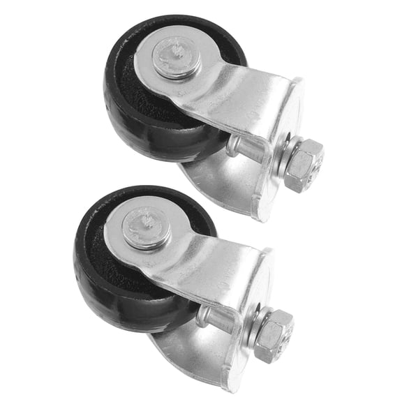ETHZZLE 2Pcs Sturdy Replacement Caster Wheels for Floor Jack Easy Installation for Garage Use