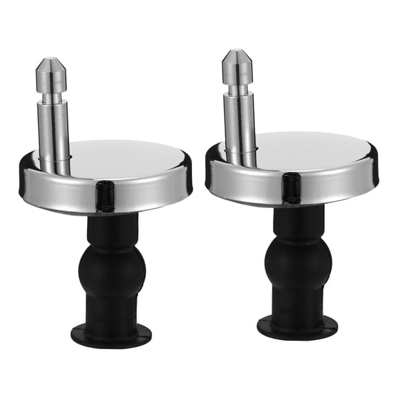 ETHZZLE 2Pcs Quick Release Metal Toilet Seat Hinges with Fittings for Standard Toilet Seats