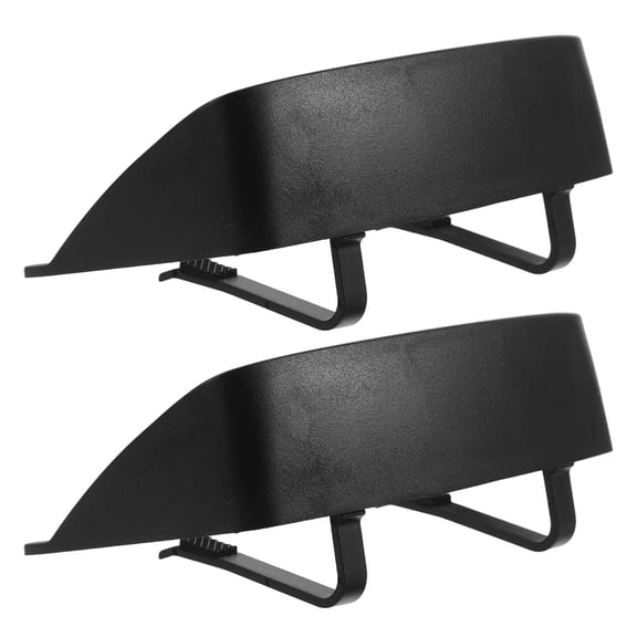 ETHZZLE 2Pcs Anti Glare Car Navigation Sun Shade Visor Black Lightweight Plastic GPS Screen Cover