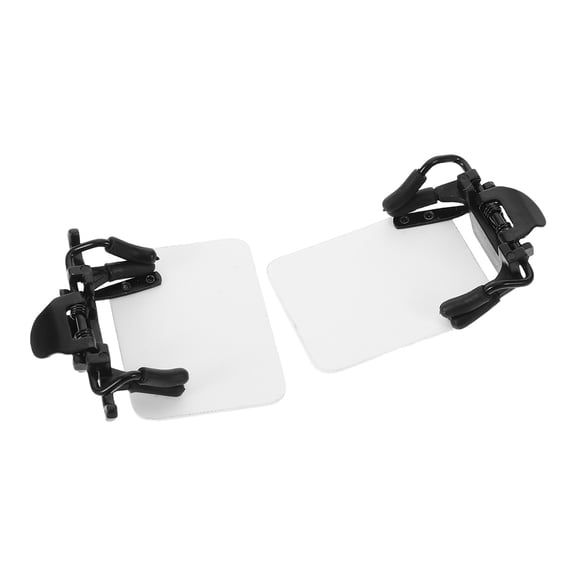 ETHZZLE 2Pcs White Archery Occluder Clip Patch Adjustable Lightweight Scratch Resistant Shooting Aid