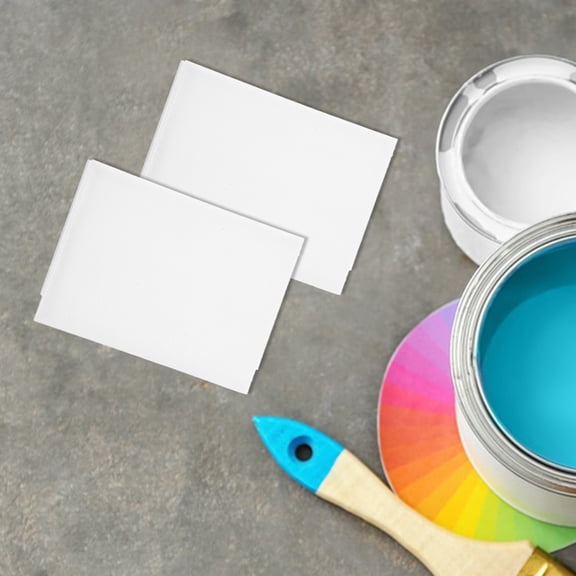 ETHZZLE 2Pcs White Paint Edger Replacement Pads Soft Flocking Material for Precise Edge Painting Tasks