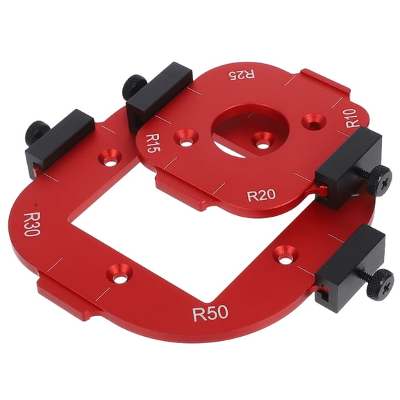 ETHZZLE Corner Punch Rounder Woodworking Templates Red 2Pcs
